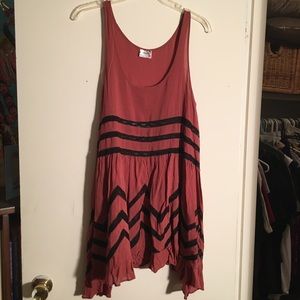 Free People Intimately Voile & Lace Trapeze Slip